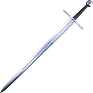 Two Handed Templar Sword With Scabbard