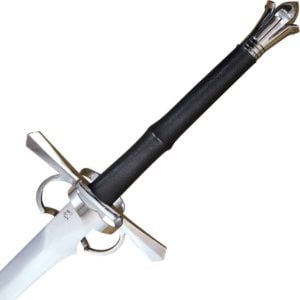 Ring Hilt Swiss Saber With Scabbard and Belt