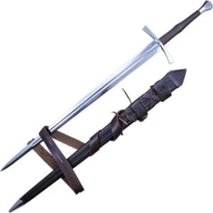 15th Century Hand and a Half Sword With Scabbard