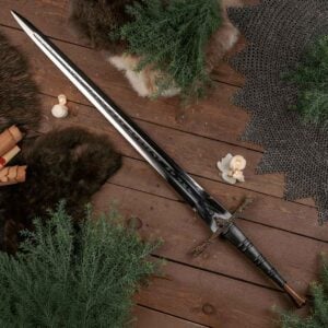 Eindride Lone Wolf Sword With Scabbard