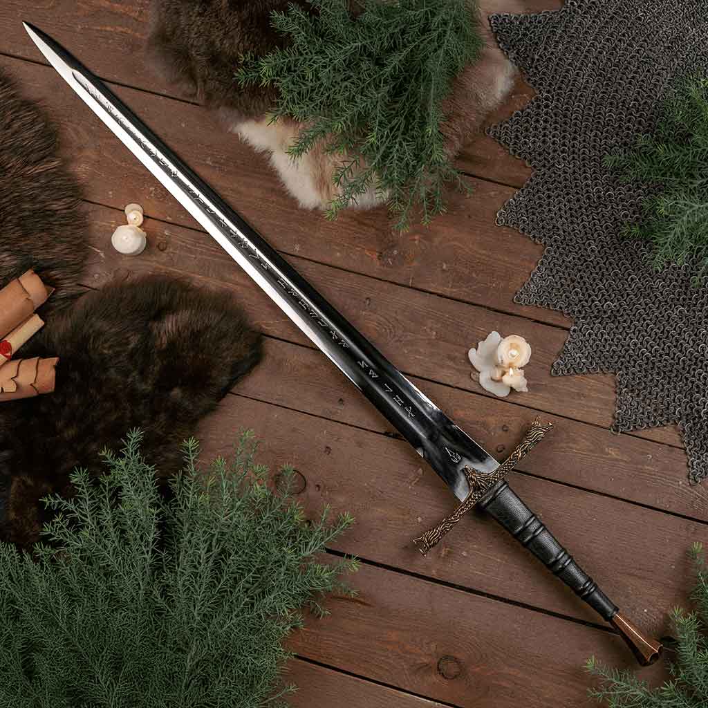 Eindride Lone Wolf Sword With Scabbard