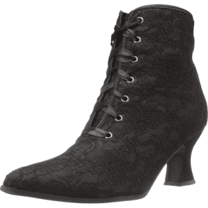 Elizabethan Lace Ankle Boots
