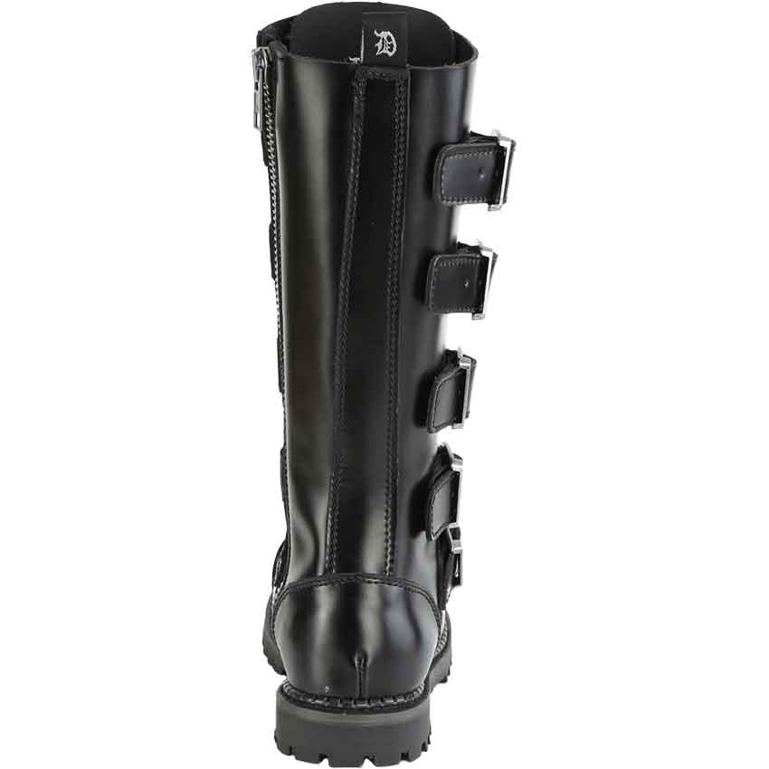 【mnem】1160 Joli Buckle Mid Boots (4cm) BUCKLE MIDDLE BOOTS - PINK PINEAPPLE | 60% - Asian Fashion