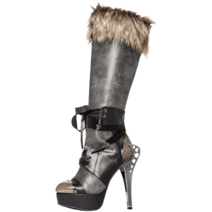 Juno Fur Cuff Knee High Boots