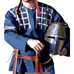 Medieval Shirt with Leather Work