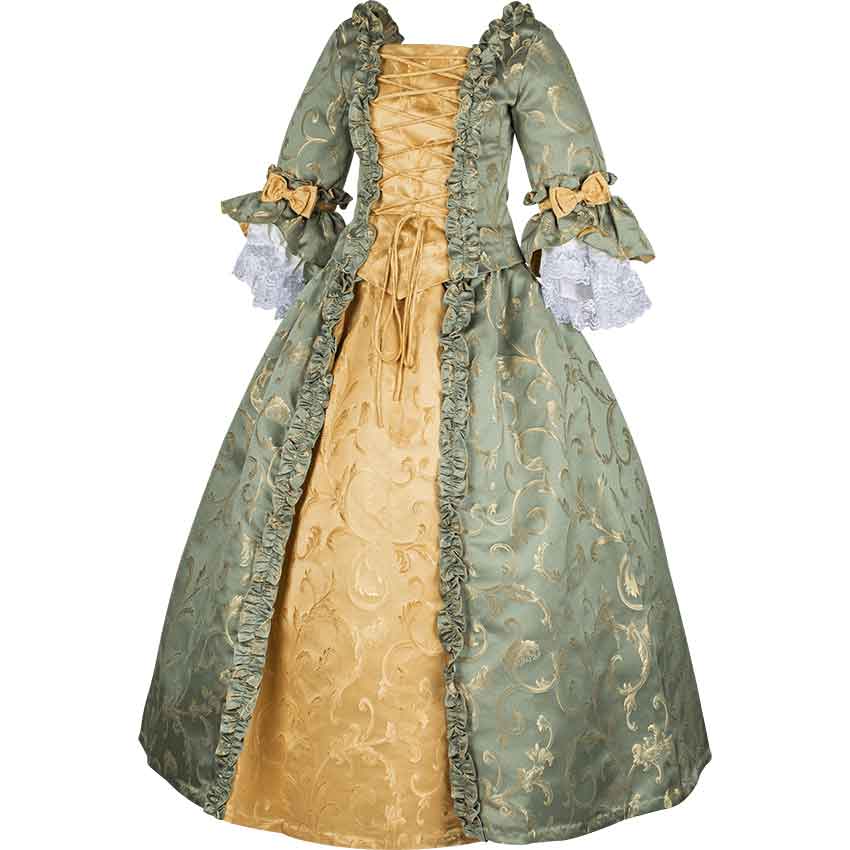 baroque gold dress Rustic Baroque Charm Dress M