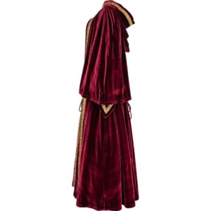 Ladies Medieval Dress with Shoulder Cape