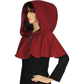 Medieval Hood With Mantle