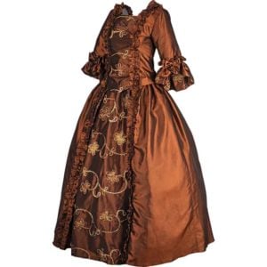 Brown Baroque Renaissance Gown