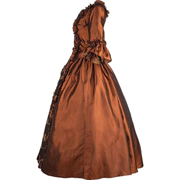 Brown Baroque Renaissance Gown