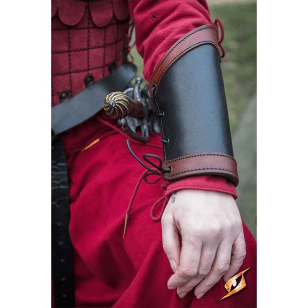 Warriors Leather Arm Bracers