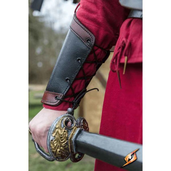 Warriors Leather Arm Bracers