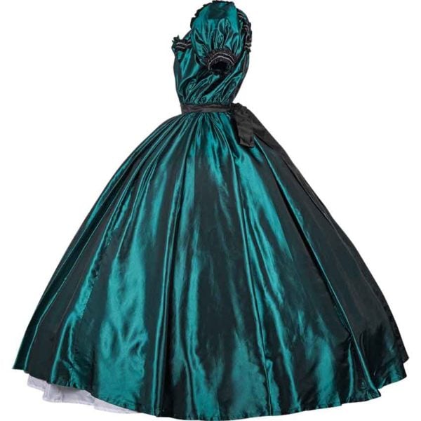 Blue-Green Civil War Dress