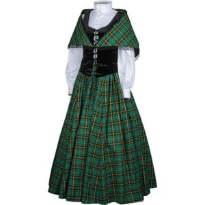 Traditional Scottish Tartan Ensemble