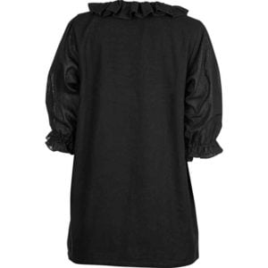 Ruffled Collar Chemise Top