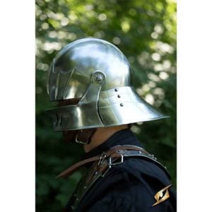 Gothic Sallet Helmet – Steel Finish