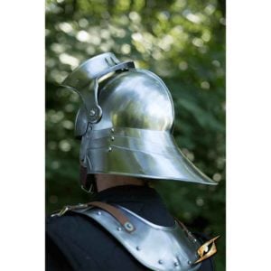 Gothic Sallet Helmet – Steel Finish