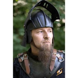 Gothic Sallet Helmet – Dark Metal Finish