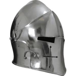 Visored Barbuta Helmet