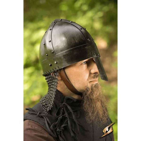 Viking Spangenhelm – Dark Metal Finish