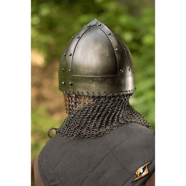 Viking Spangenhelm – Dark Metal Finish