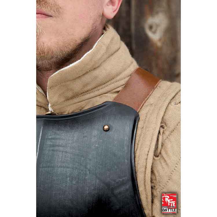 Ready For Battle Breastplate – Dark Metal Finish