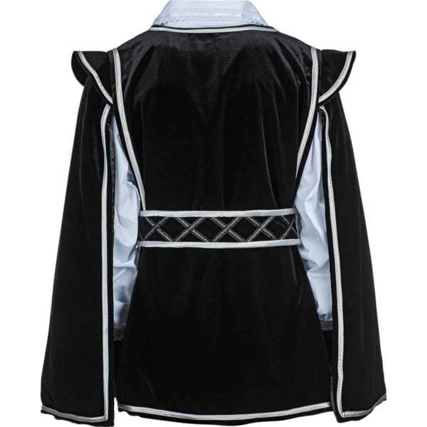 Black and Silver French Styled Tabbard