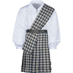 Men's Scottish Kilt with Scarf