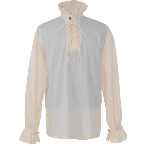High Collared Victorian Shirt