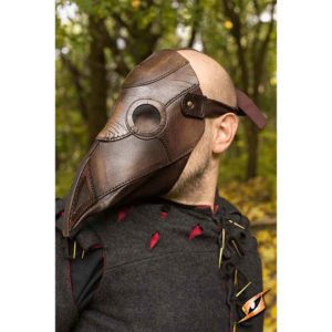 Leather Plague Doctor Mask