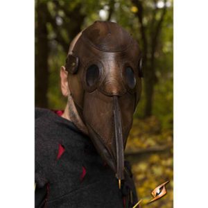 Leather Plague Doctor Mask