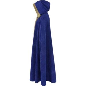 Fur Trimmed Cloak with Hood