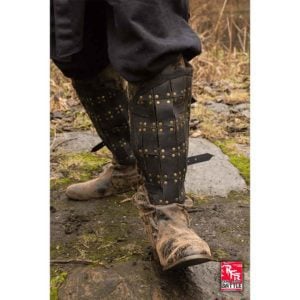 RFB Fighter Leather Greaves