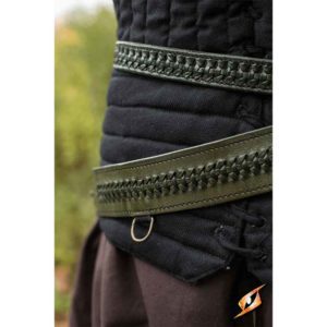 Laced Leather LARP Sword Belt