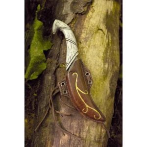 Elven LARP Sheath with Throwing Knife
