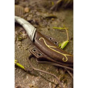 Elven LARP Sheath with Throwing Knife