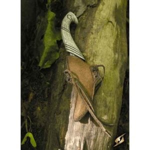 Elven LARP Sheath with Throwing Knife