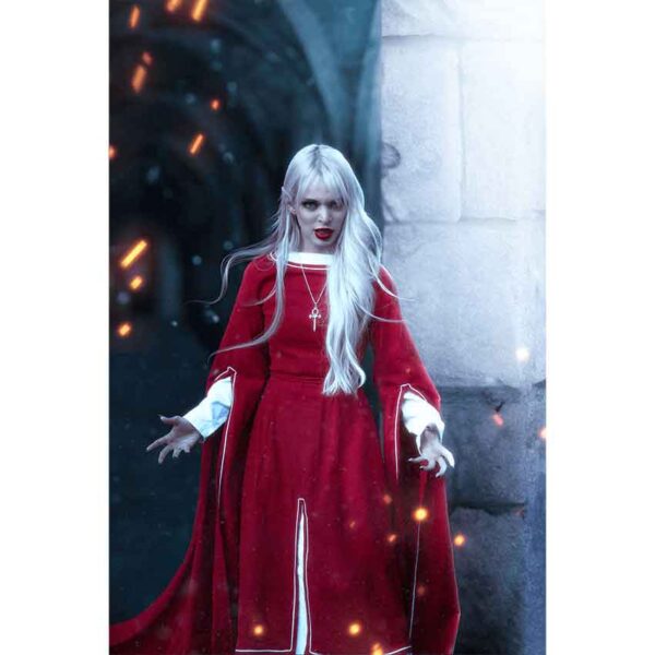 Draped Sleeve Medieval Dress