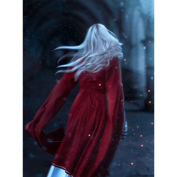 Draped Sleeve Medieval Dress