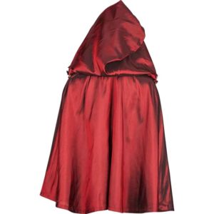 Womens Hooded Renaissance Shoulder Cape