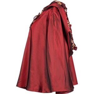 Womens Hooded Renaissance Shoulder Cape