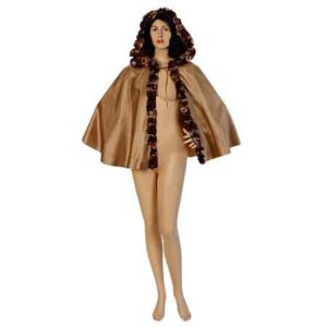 Womens Hooded Renaissance Shoulder Cape