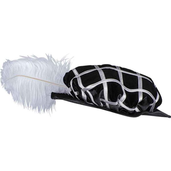 Feathered Floppy Renaissance Hat