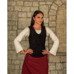 Lucy Padded Suede Bodice