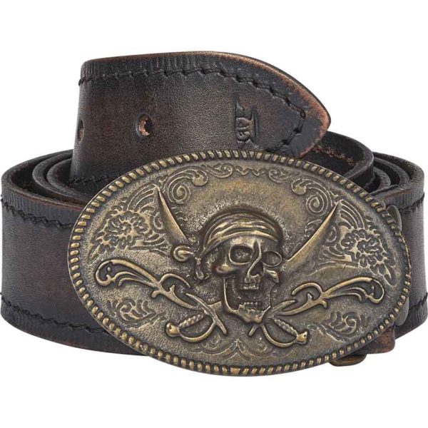 Jolly Roger Buckle Belt