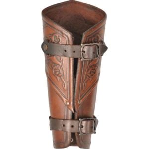 Celtic Mantikor Leather Bracers