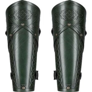 Celtic Mantikor Leather Bracers
