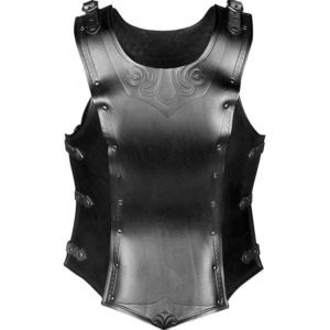 Artemis Embossed Leather Cuirass for Ladies