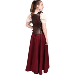 Artemis Celtic Leather Cuirass for Ladies