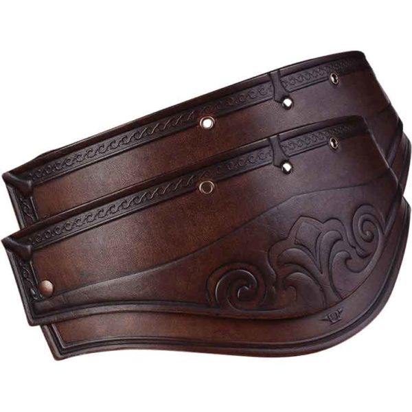 Artemis Leather Pauldrons